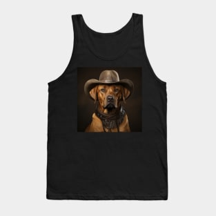 Cowboy Dog - Rhodesian Ridgeback Tank Top